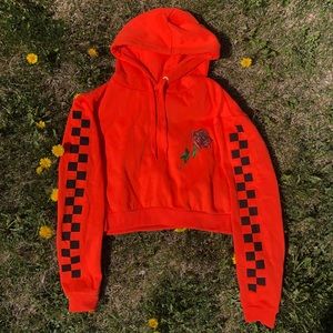 🧸2/$25🧸Orange Cropped Hoodie